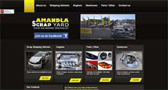 Desktop Screenshot of amandlascrapyard.co.za
